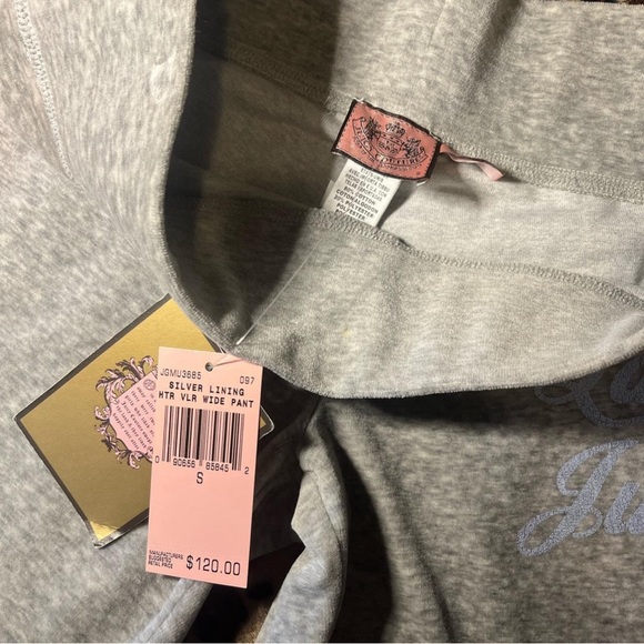 Juicy Couture Heather Gray Wide Leg Pants Vintage - Picture 2 of 3